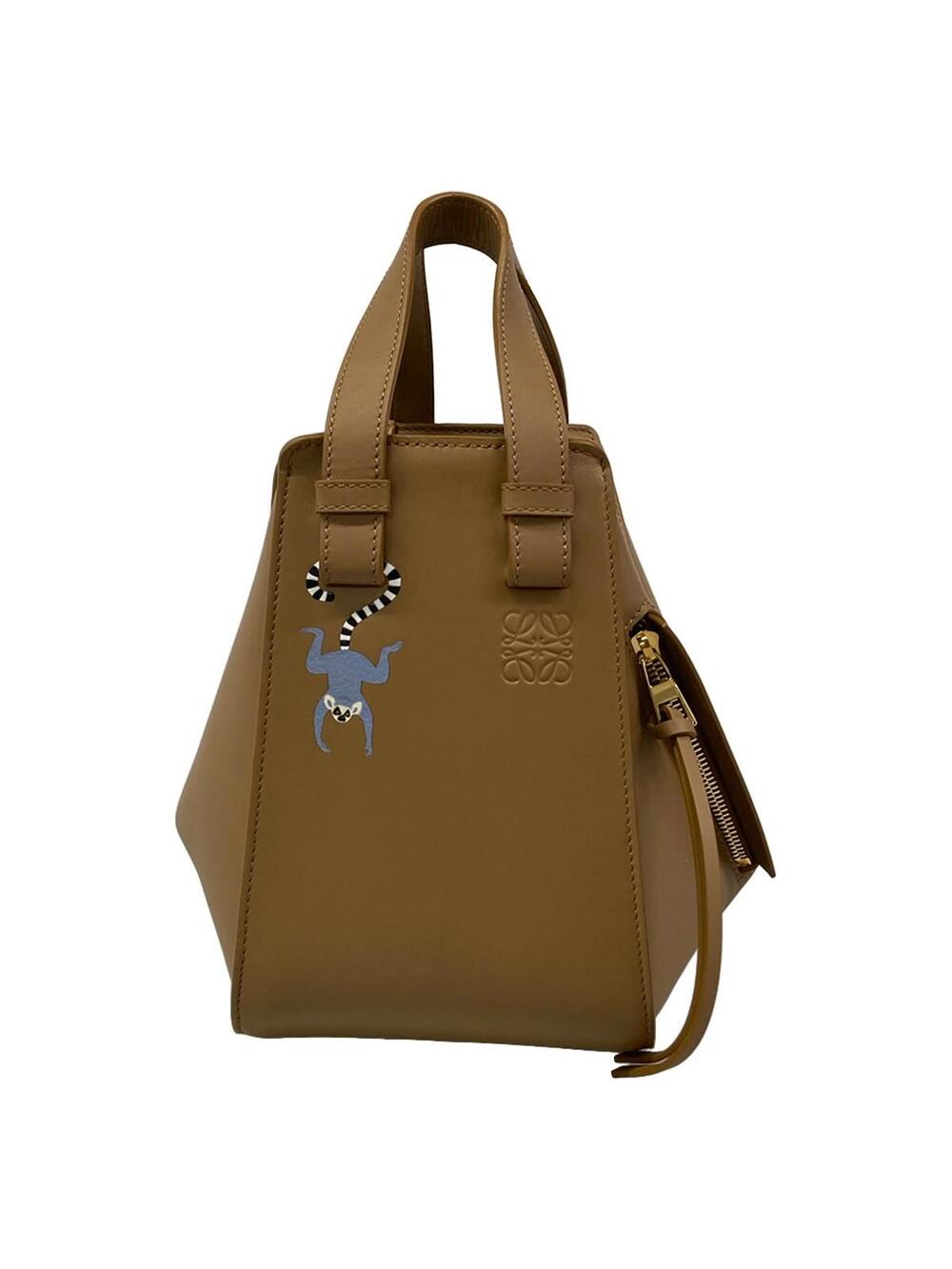 Loewe Hammock Bag Compact Brown Multi #278477L23B